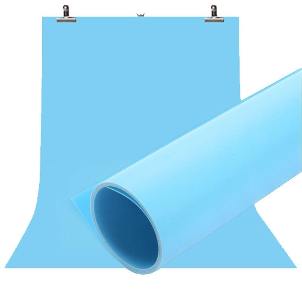 売切注意 お早めに PVC 背景布 100cmx200cm バックペーパー 撮影用 仕様 人物 商品 Meking 小物撮影 ブルー