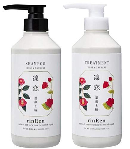 凛恋 レメディアル シャンプー 520mlu0026トリートメント 520ml ローズu0026ツバキ 本体セット 2個アソート 