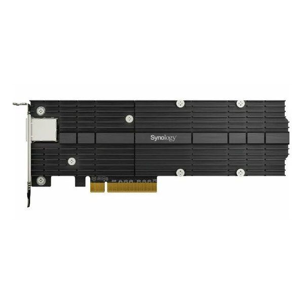【新品･翌営業日出荷】Synology  シノロジー シノロジー M.2 NVMe u0026 10GbE Combo Adapter Card E10M20-T1  PPCIe 3.0 x8 E10M20-T1 (2573609)