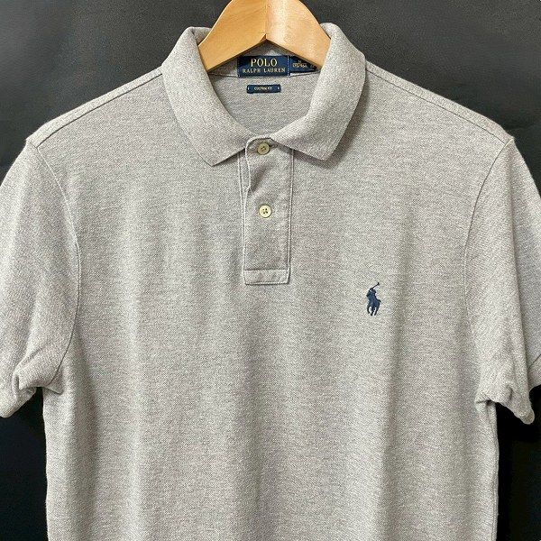 snc ポロラルフローレン POLO RALPH LAUREN ポロシャツ M グレー