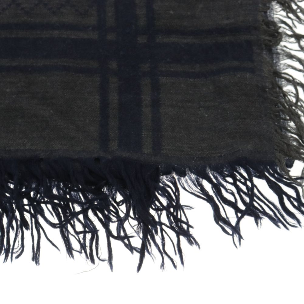 GUCCI (グッチ) GGスプリーム ウール シルク フリンジ付き 大判  