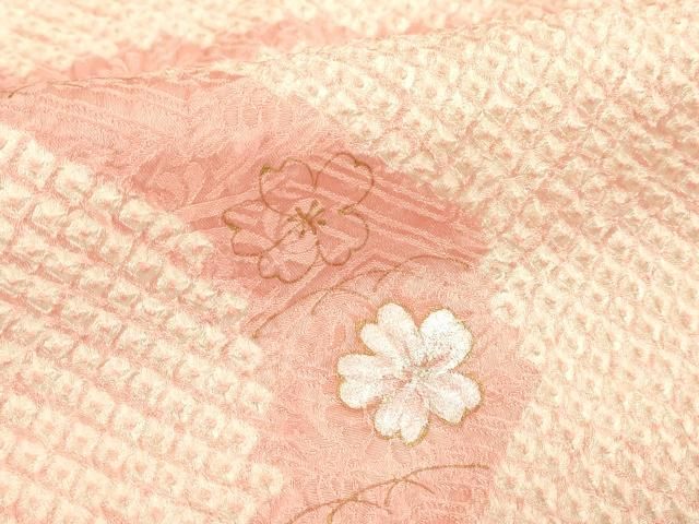 平和屋着物□訪問着 駒刺繍 絞り 花籠文 高島屋扱い 逸品 CAAB1859ev