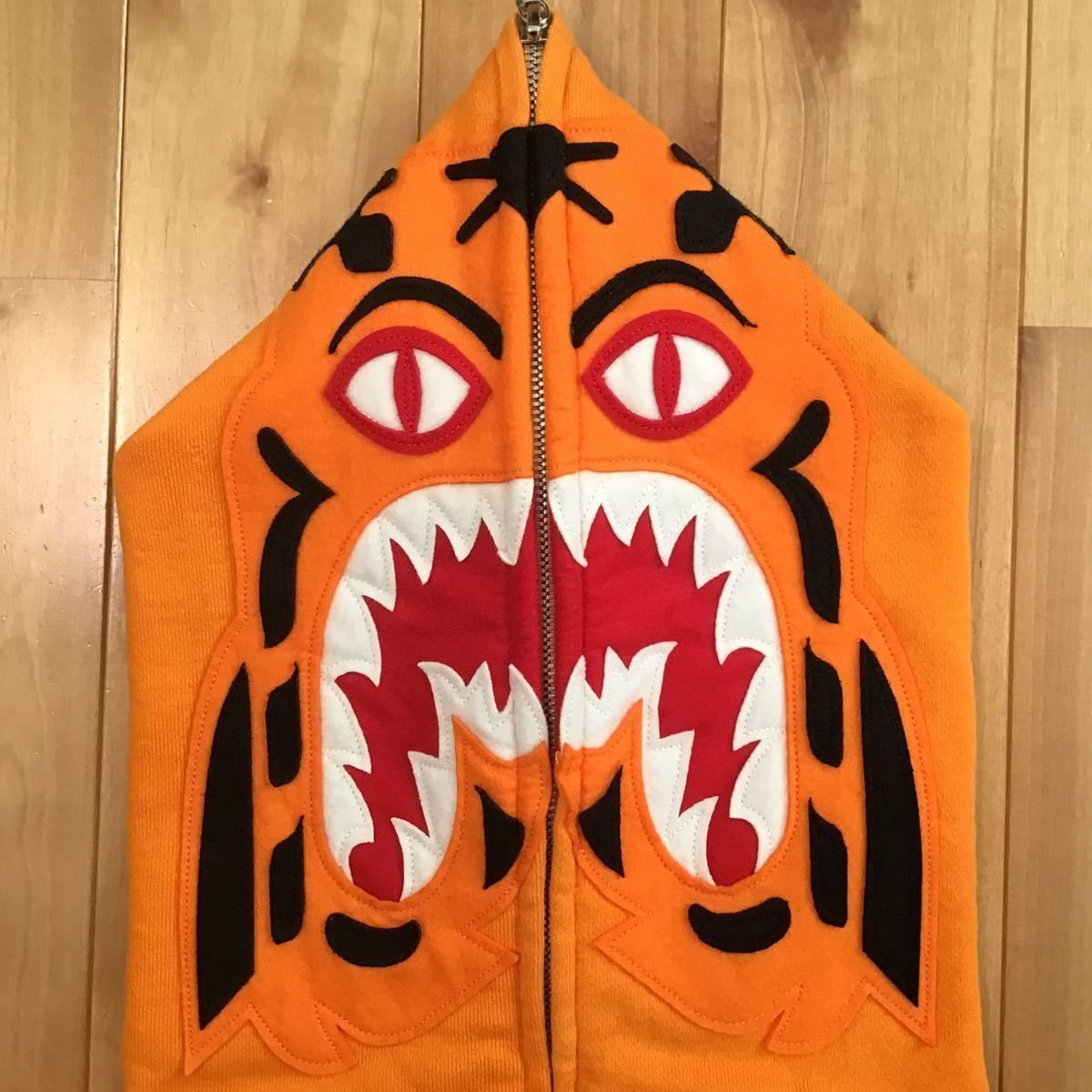 ☆初期☆ タイガー パーカー Sサイズ orange tiger full zip hoodie a