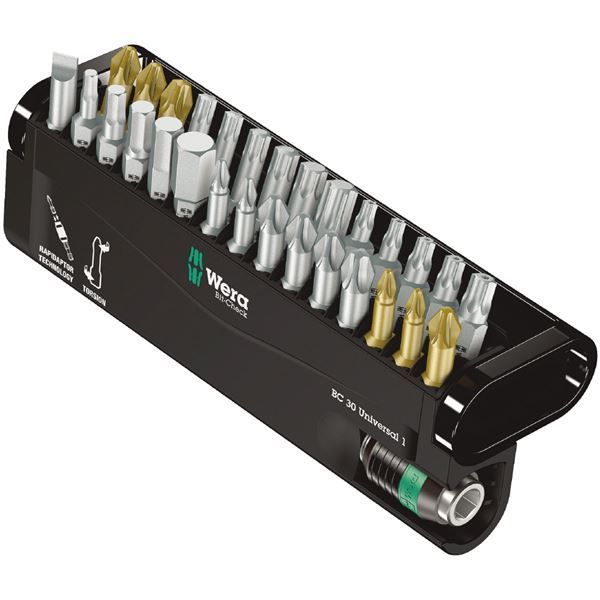 WERA ヴェラ 30点組 差込6.35mm ドライバー ビットセット ケース付 056440 工具 ツール DIY 作業工具 道具
