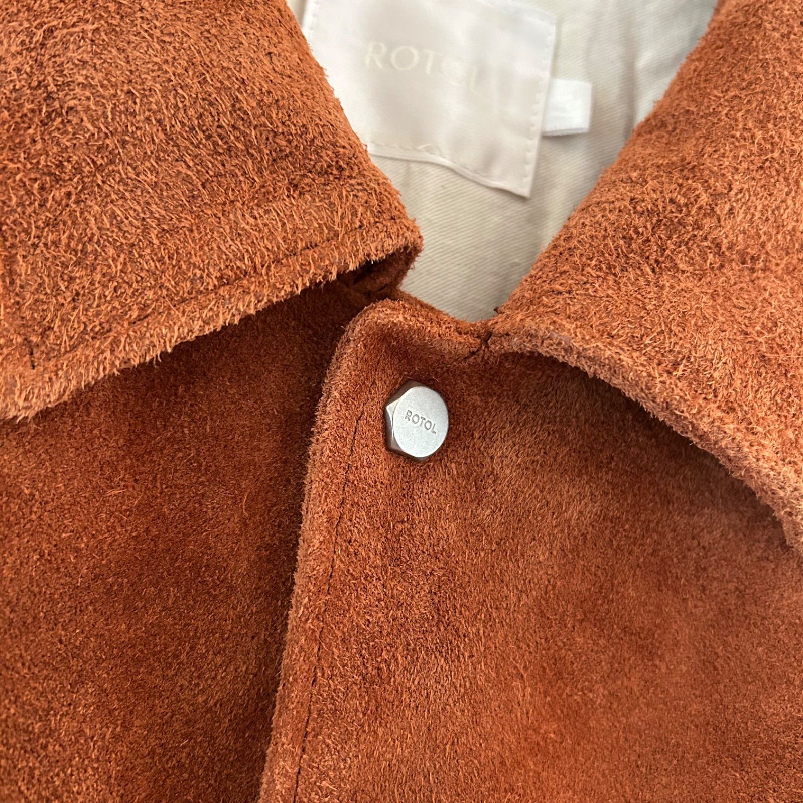 ROTOL ロトル FRINGE LEATHER COACH JACKET 23SS CAW LEATHER 牛革 