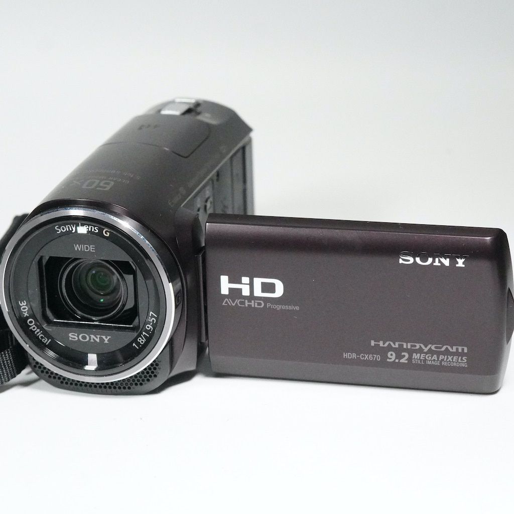 動作確認済】SONY HDR-CX670 ソニービデオカメラ
