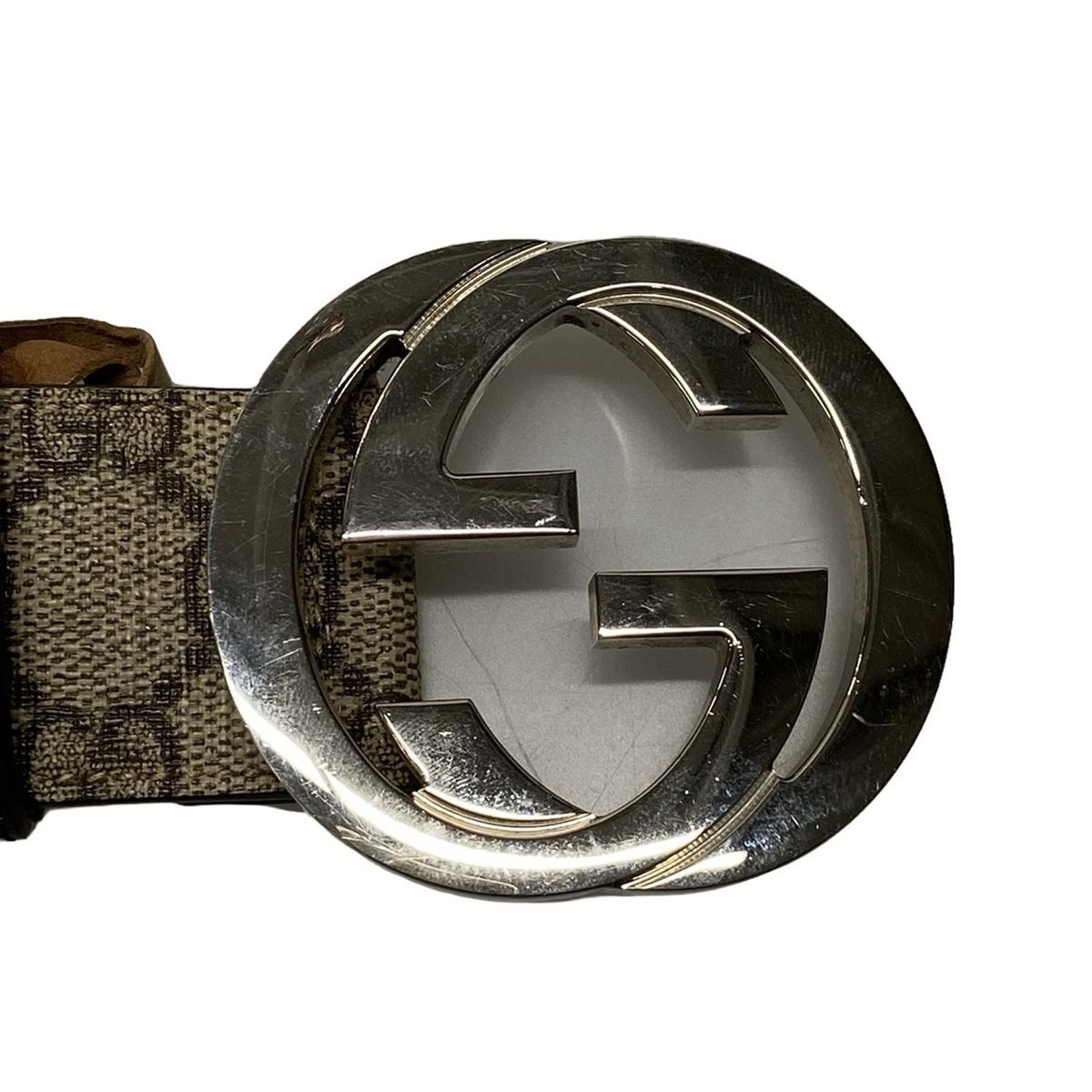 GUCCI(グッチ) ベルト 90.36 インターロッキングG/GGプラス・GG