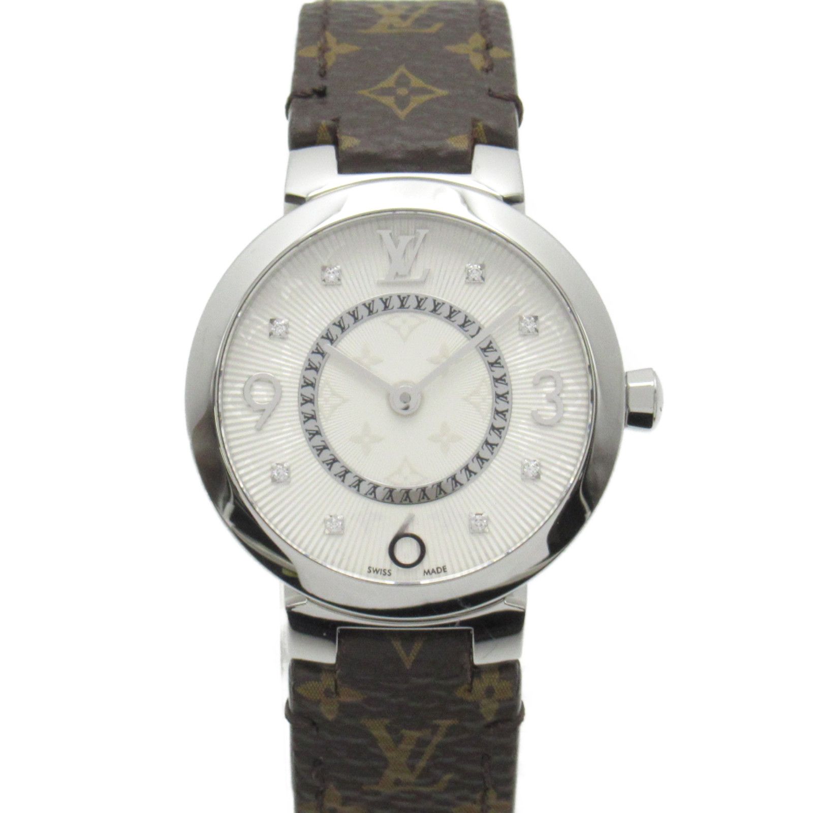 ルイ・ヴィトン タンブール 8Pダイヤ 腕時計 ウォッチ 腕時計