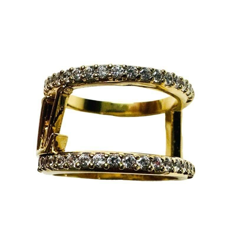 LOUIS VUITTON ルイヴィトン リング・LV アイコニック ストラス M1463S