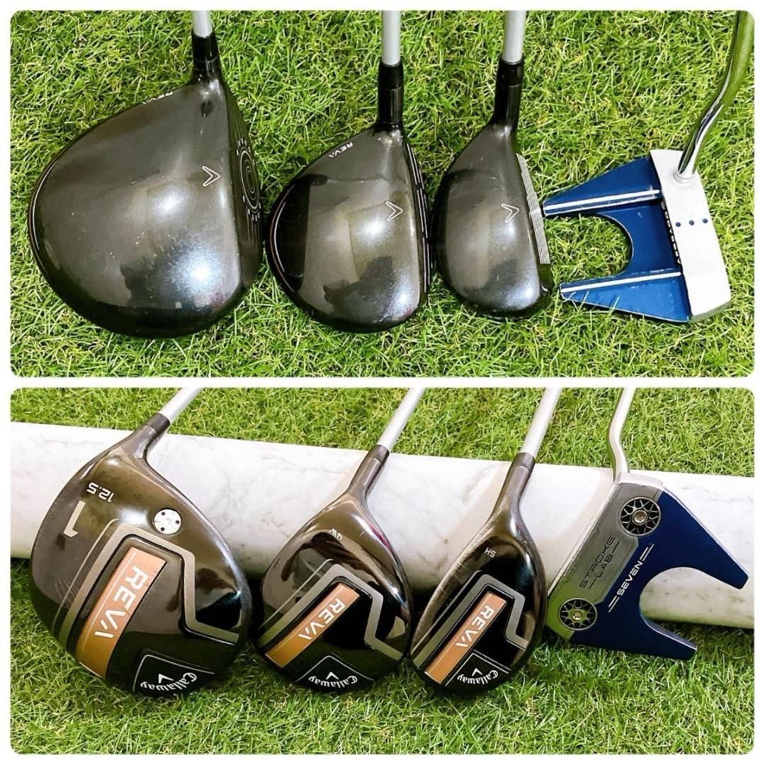 Callaway キャロウェイ REVA レディースゴルフセット 初心者 L 楽天市場】キャロウェイ 初心者用ゴルフクラブセット [REVAレバ