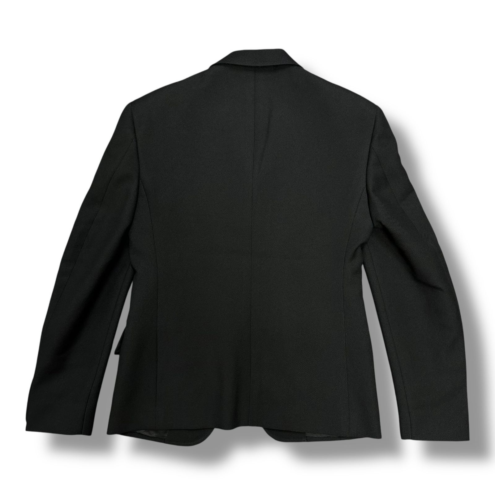 【Ran様】極美品 ISAIA ウール テーラードジャケット 46 ラペルピン付 RANDOM IDENTITIES オープンフロントツイルジャケット