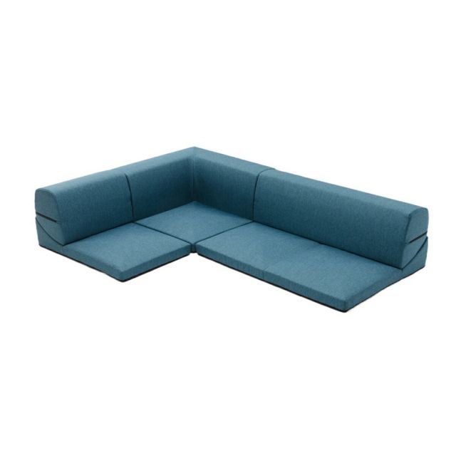 セルタン CELLUTAN ローソファ IMONIA 3点セット タスク ブルー A573b-585BL コーナーソファ カバー洗濯可 リビング ソファ 
