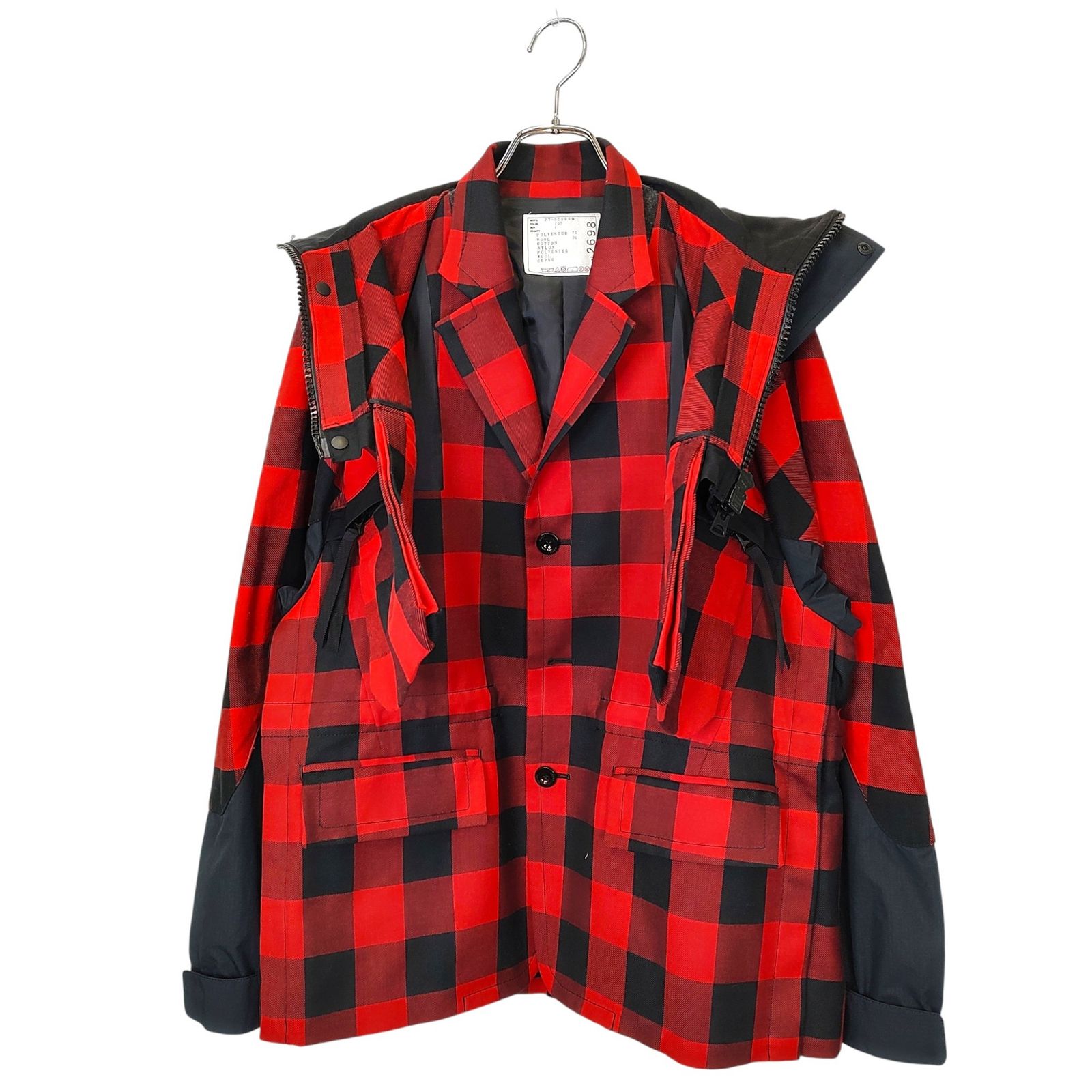 sacai 2022SS バッファローチェックブルゾン sacai サカイ 22SS BUFFALO CHECK BLOUSON バッファロー チェック