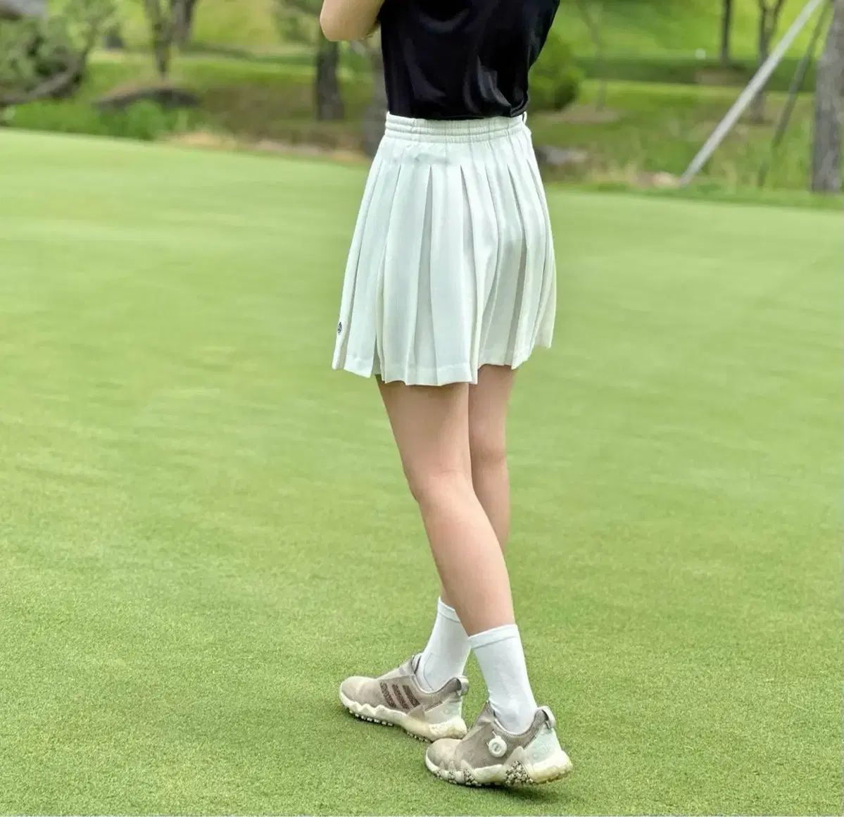 レディースゴルフウェア プリーツ