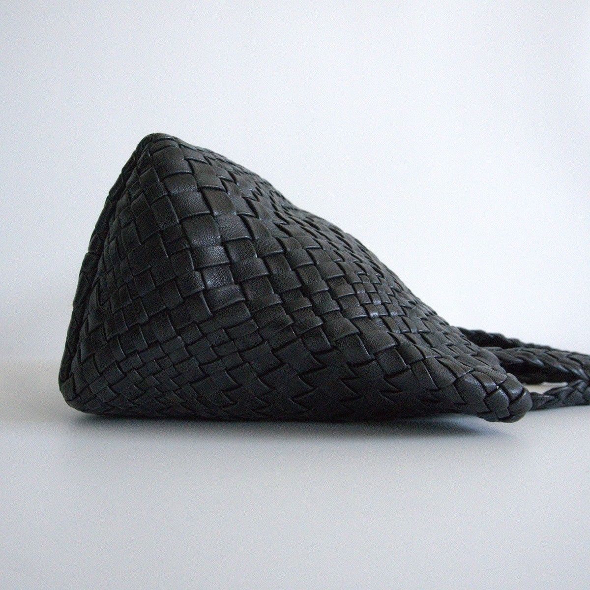 高級品】FALORNI 【イントレチャート レザー トートバッグ