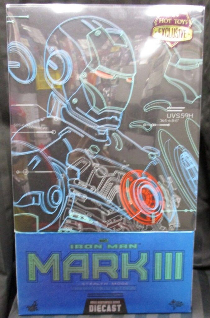 HOTTOYS MOVIE MASTERPIECE DIECAST アイアンマン マーク3 ブルー ステルス版 MM314D12