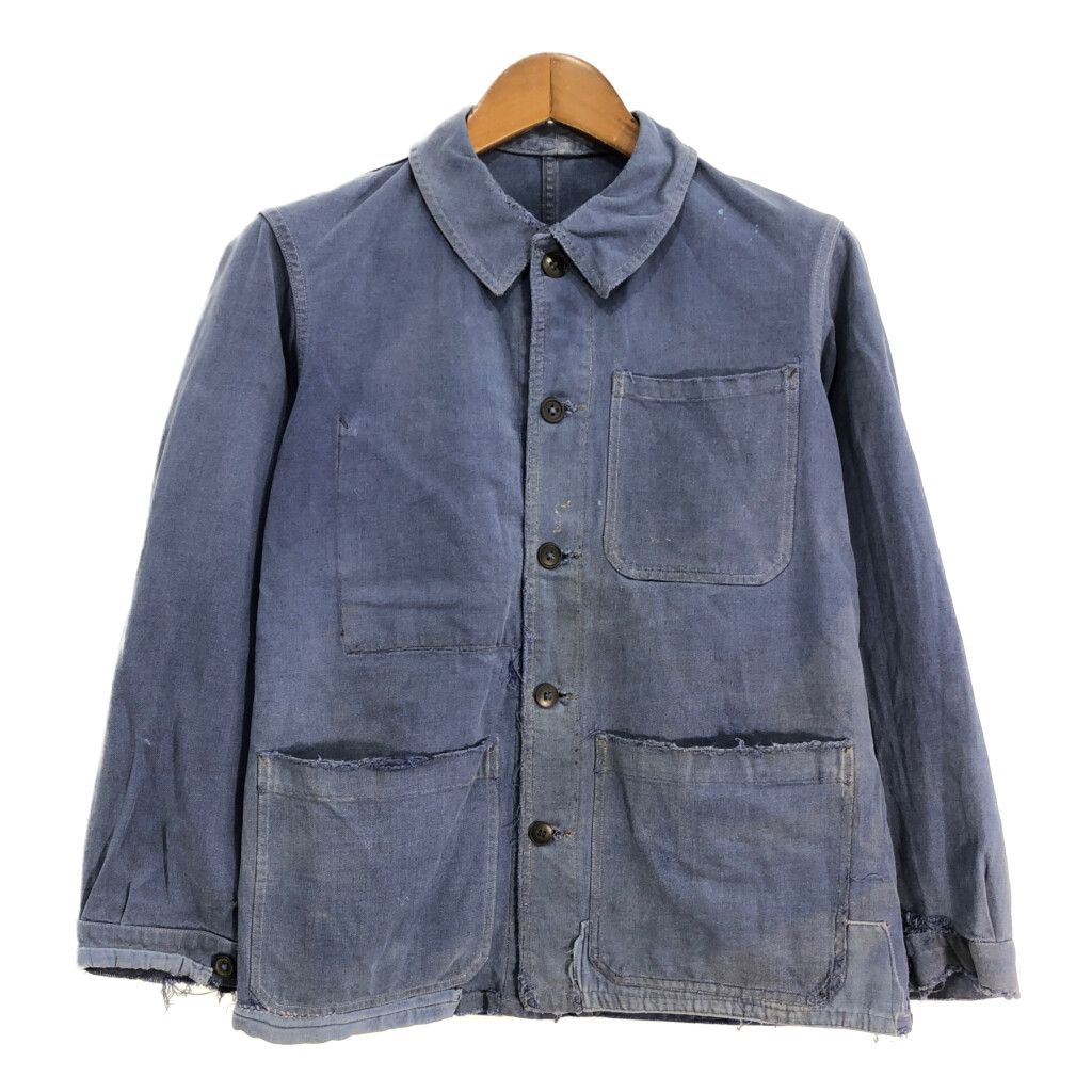 フレンチワーク コットンツイル ワークジャケット ユーロ ワーク