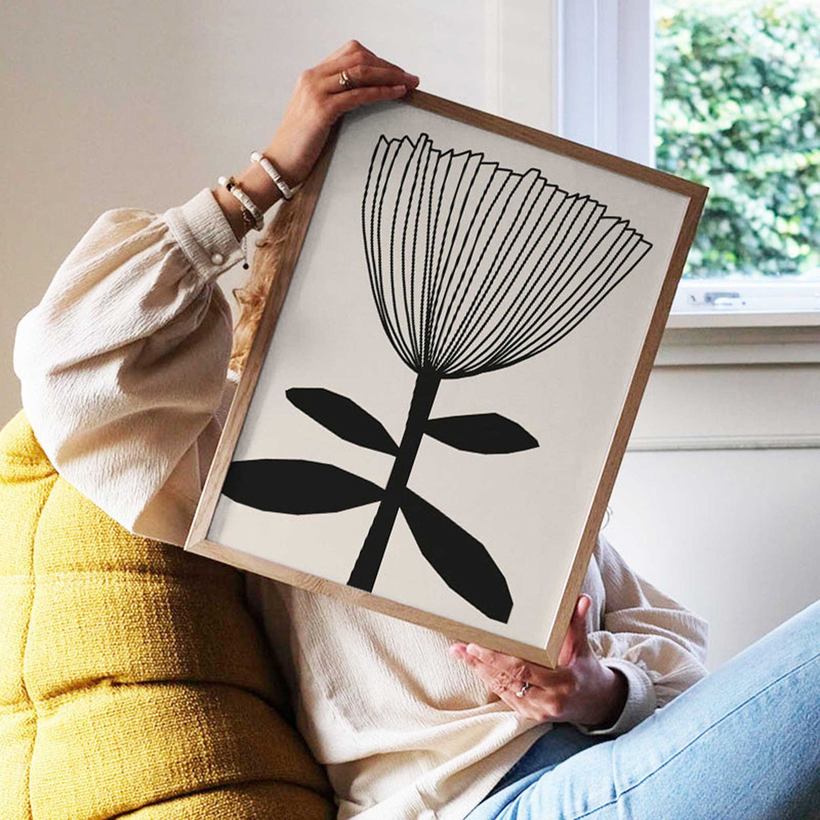 PSTR studio アートポスター 30×40cm Flower I 北欧雑貨 アート