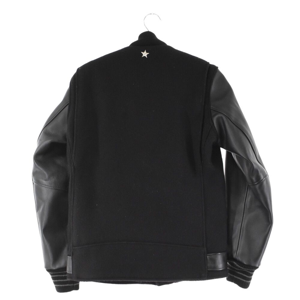 FAT エフエーティー ×Schott ショット アームレザー切替 ダブルライダースジャケット ブラック 7390 FAT (エフエーティー) ×Schott ショット アームレザー切替 ダブル