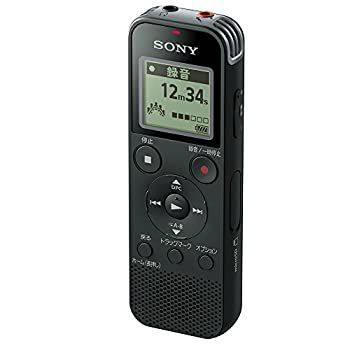 【】 SONY ソニー ICレコーダー 4GB リニアPCM録音対応 FMラジオチューナー内蔵 ブラック ICD-PX470F B