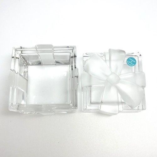 値下げ！Tiffany&Co. ティファニー ボウ ボックス クリスタル