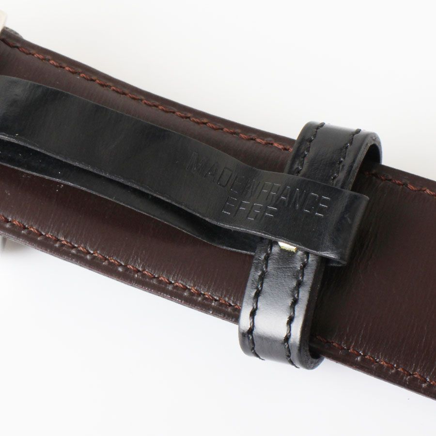 【美品】カルティエ　ベルト　バックル　エレファント　象　正規品☆ M28271 Cartier カルティエ レザー ベルト 象 ゾウ エレファント