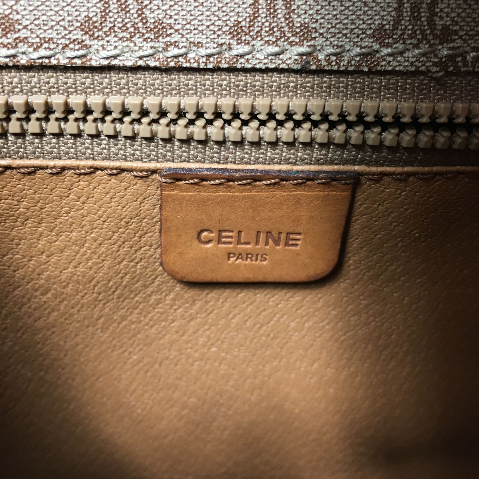 2505-97｜セリーヌ ショルダーバッグ ブラウン マカダム柄 トリオンフ CELINE - 2505-97｜セリーヌ ショルダーバッグ ブラウン