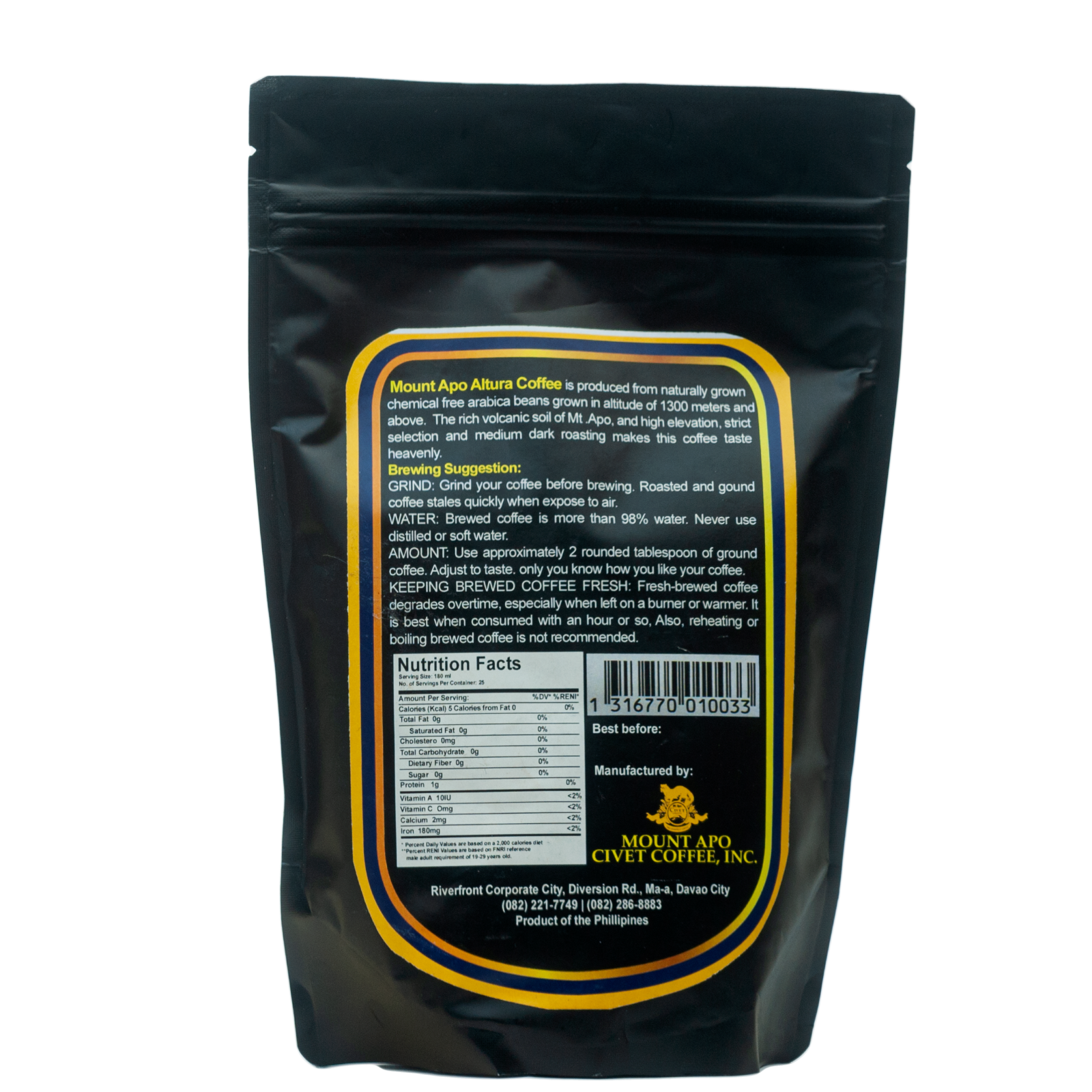 コーヒー 250g粉 高級アラビカ種 Altura Premium Washed-2