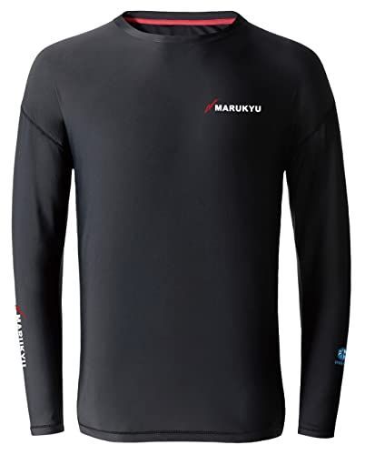 ブラック_M マルキュー(Marukyu) フィッシングギア 氷瀑ロングスリーブシャツ MQ-02 ブラック M