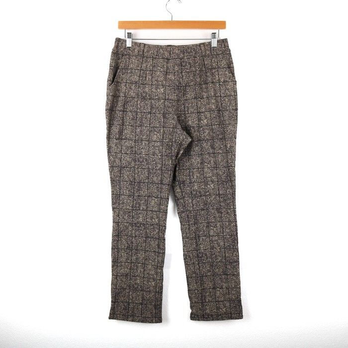 ミゼール パンツ ボトムス ストレッチ チェック柄 レディース Lサイズ ブラック MISSEL