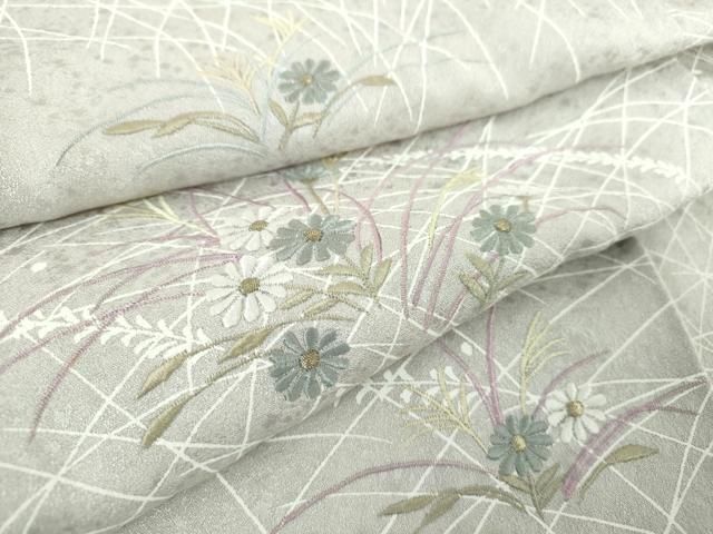 【和】16092o 訪問着　草花文様　着物 和】16092o 訪問着 草花文様 着物