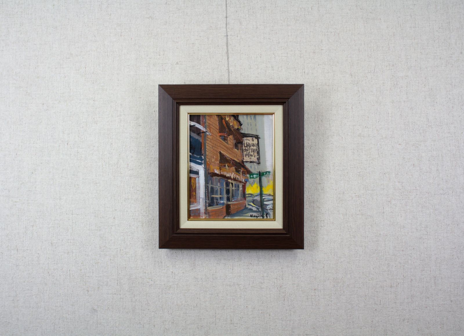 斉藤洪人『街角・ボストン』油彩画【真作保証】 絵画 斉藤洪人『街角・ボストン』油彩画【真作保証】 絵画 - メルカリ
