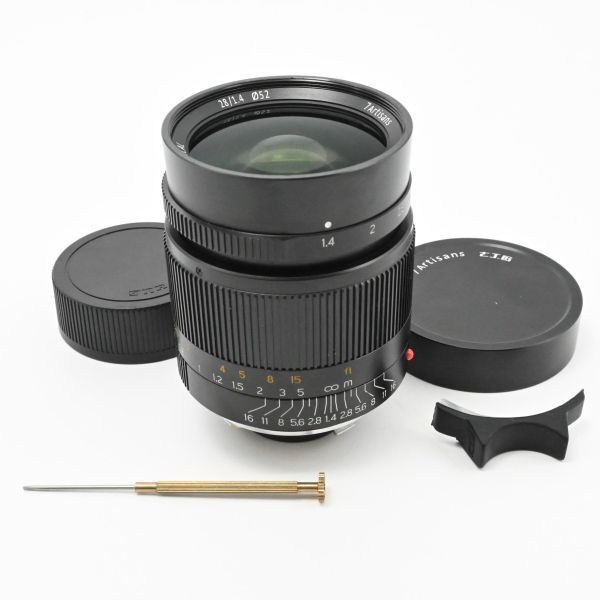 超美品/動作◎】七工匠 7Artisans 単焦点レンズ 28mm F1.4 ASPH ライカM (E+タイプ) - メルカリ