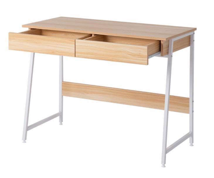 【人気商品】パソコンデスク　引き出し付き　幅100*奥48 　ナチュラル yew2