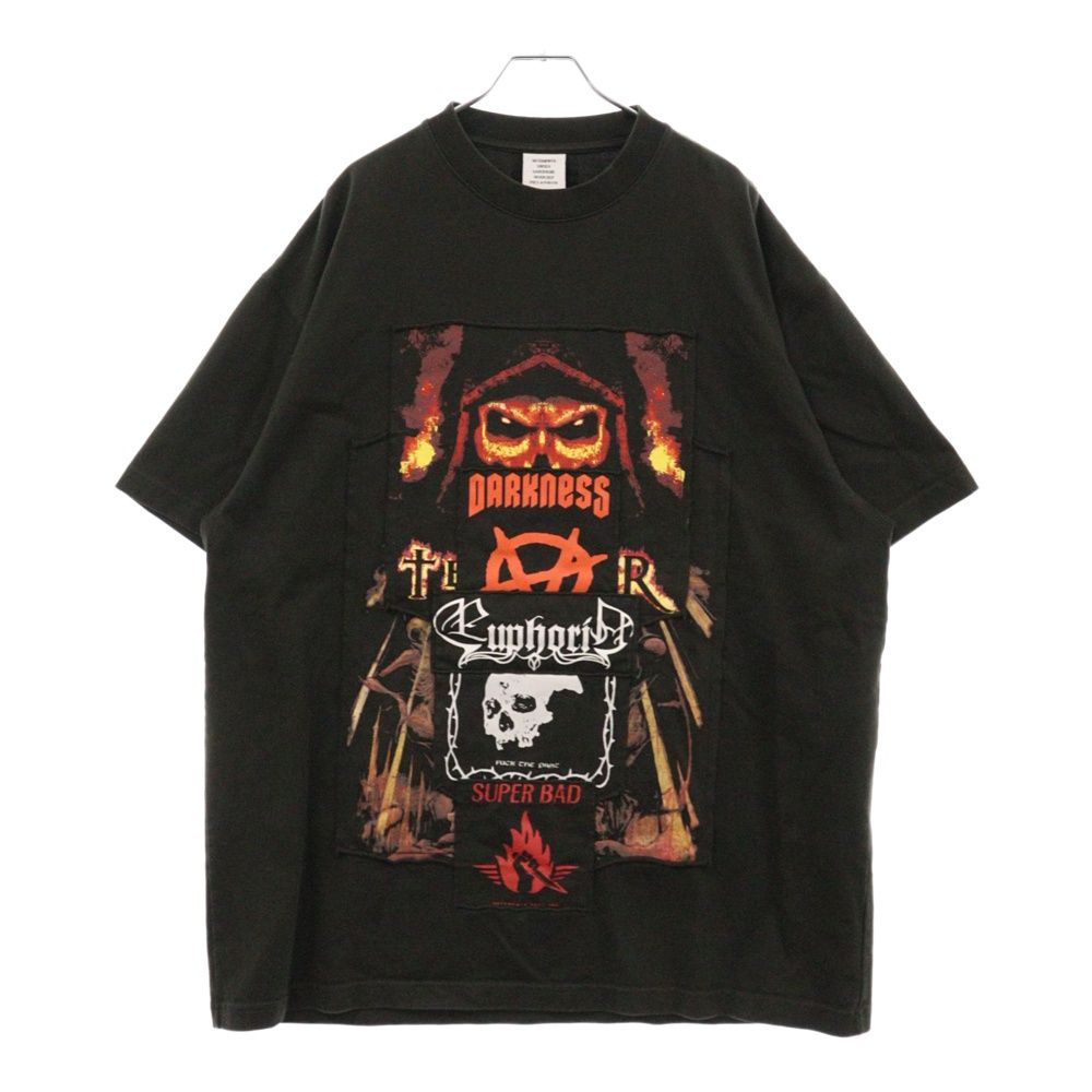 VETEMENTS (ヴェトモン) 20AW Metal Patch Tee UAH21TR550 メタル 
