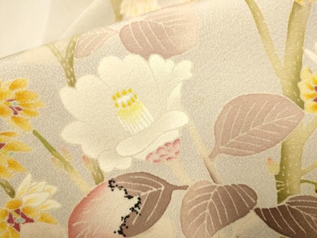 平和屋着物○本加賀友禅作家 東藤岳 色留袖 枝花文 暈し染め 正絹 逸品