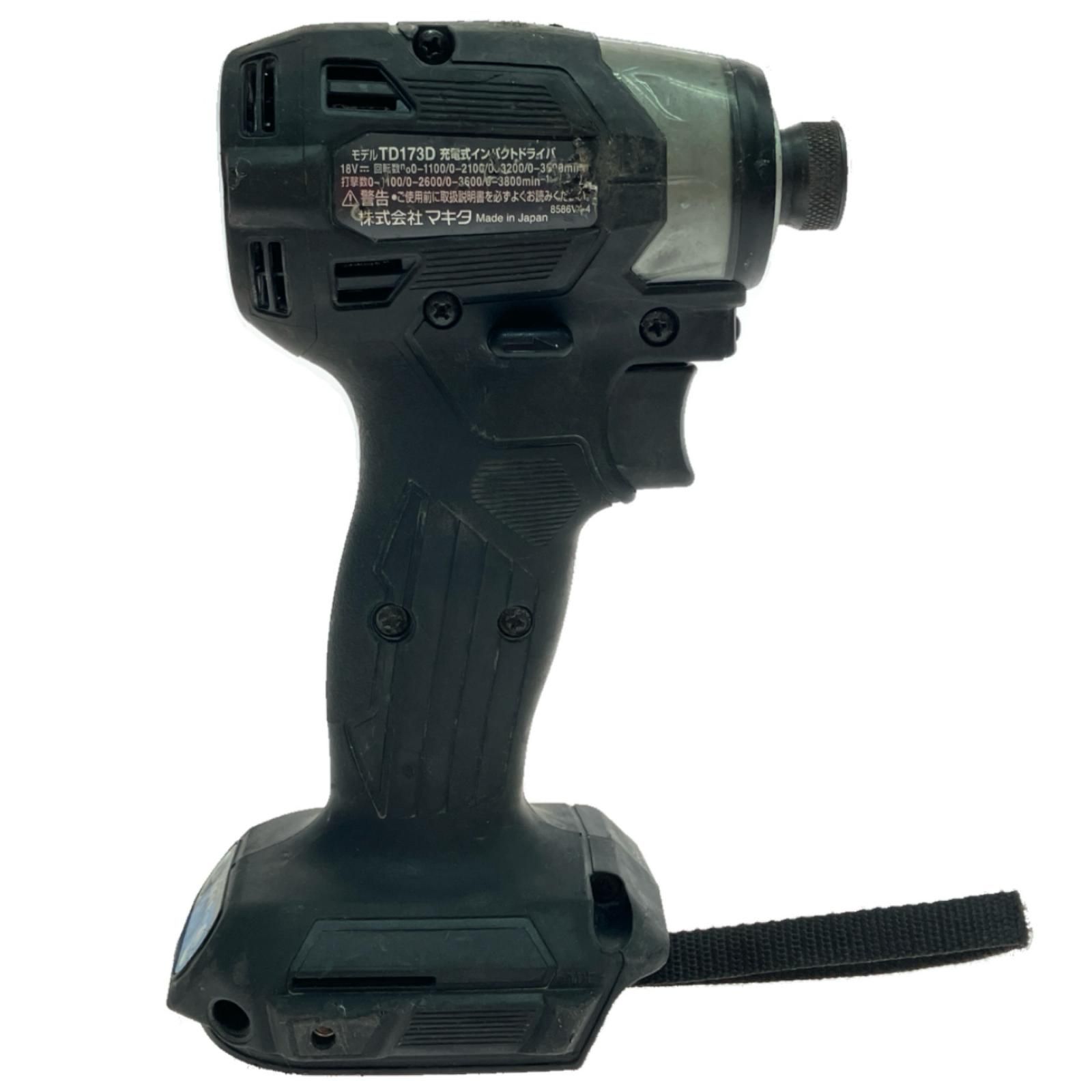 $$ MAKITA マキタ コードレス式 インパクトドライバ TD173D ブラック 本体のみ