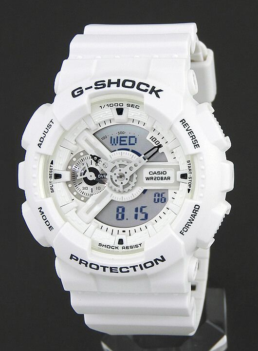 CASIO Gショック GA-110MW-7A 海外 腕時計 g-shock Marine White