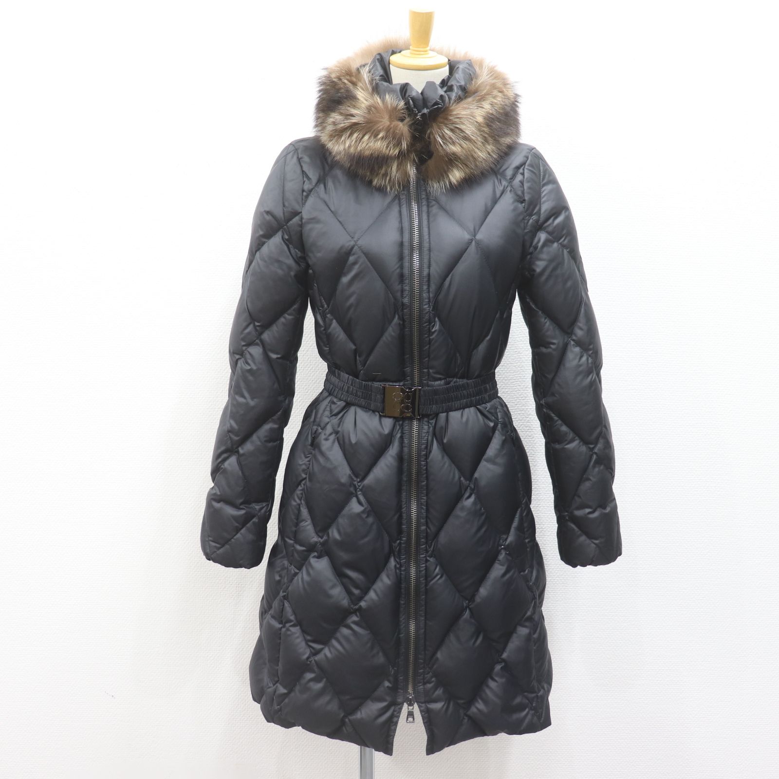 coach コーチファー付きフェザーダウンコート