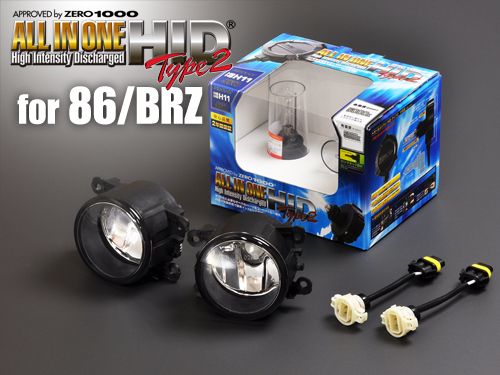 ZERO-1000/零1000 オールインワンHID タイプ2 フォグライトキット スバル XV DBA-GP7 2012年10月～ 812-PSX12A