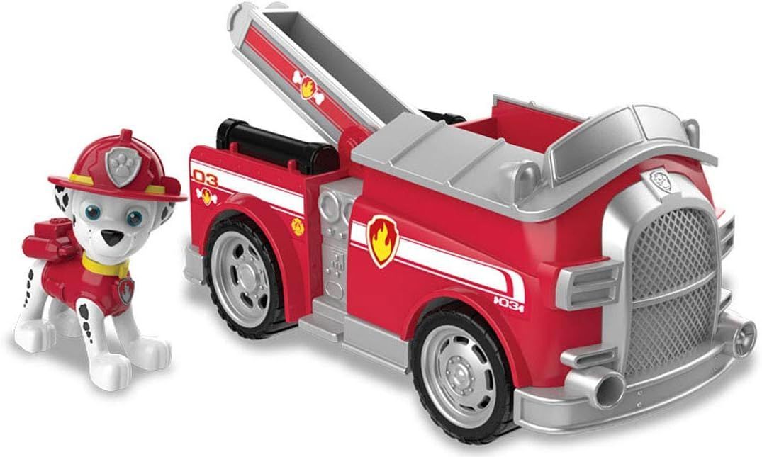 【新品】TAKARA TOMY パウ・パトロール ベーシックビークル フィギュア付き マーシャル ファイヤートラック unisex