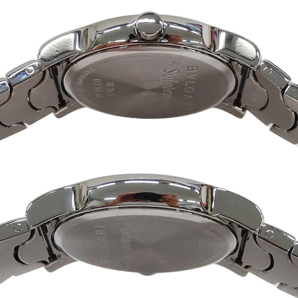 BVLGARI ブルガリソロテンポ　メンズ　ST 35 S BVLGARI ☆良品☆内箱付き【BVLGARI】ブルガリ ソロテンポ ST35S