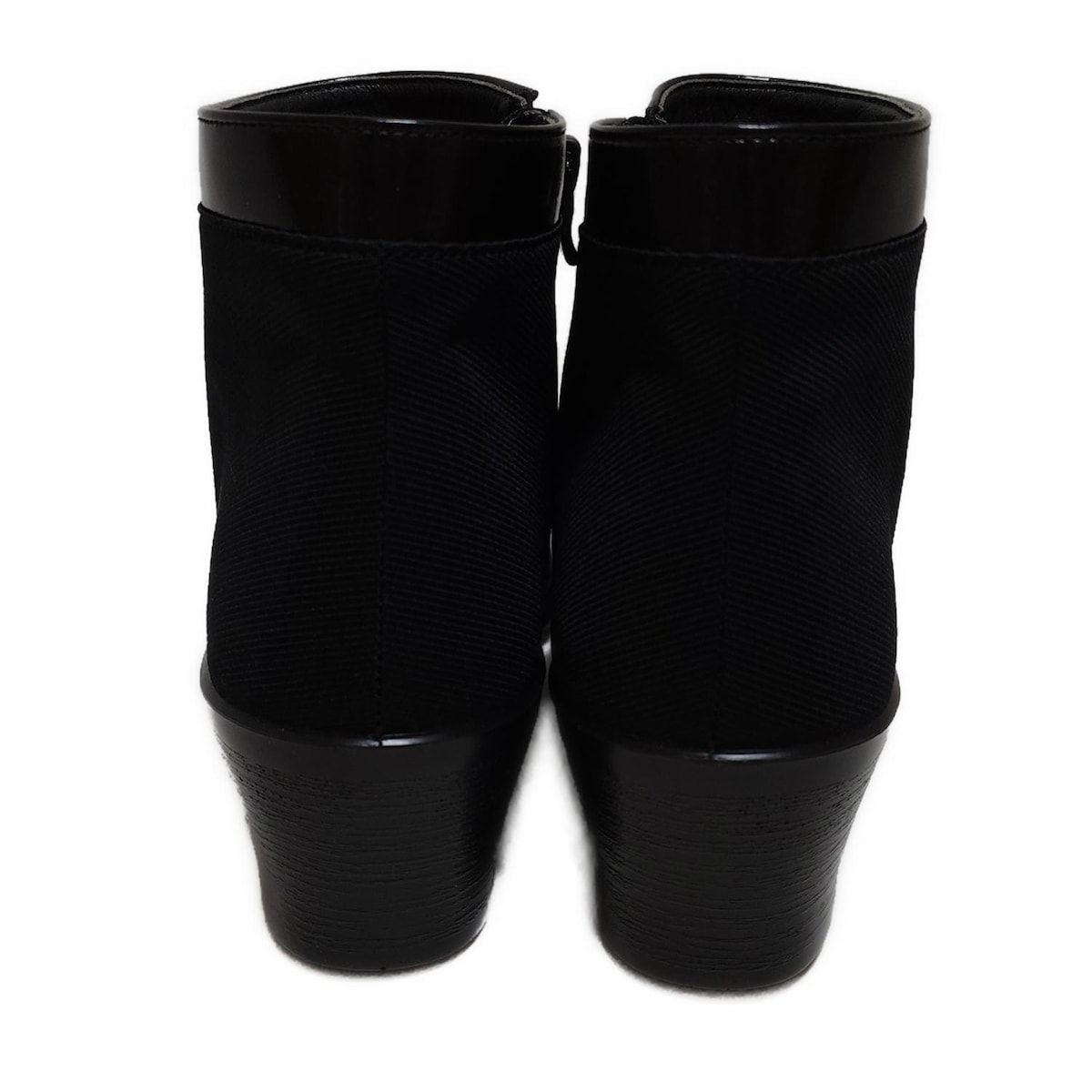 本物保証、信用第一！ TOP DRY トップドライ ショートブーツ 24.5 レディース - 黒 インソール取外し可 レザー