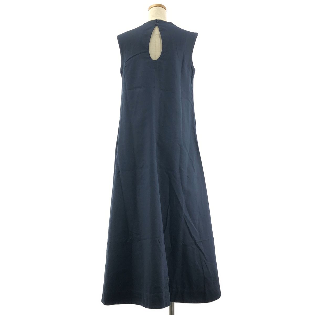 Mame Kurogouchi コットンダブル クロス スリーブレスドレス Mame Kurogouchi / マメクロゴウチ | Cotton Double Cloth