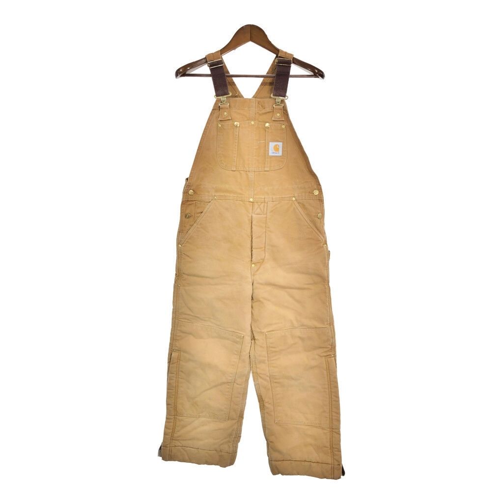 90年代 USA製 Carhartt カーハート ダック ダブルニー ビブ  