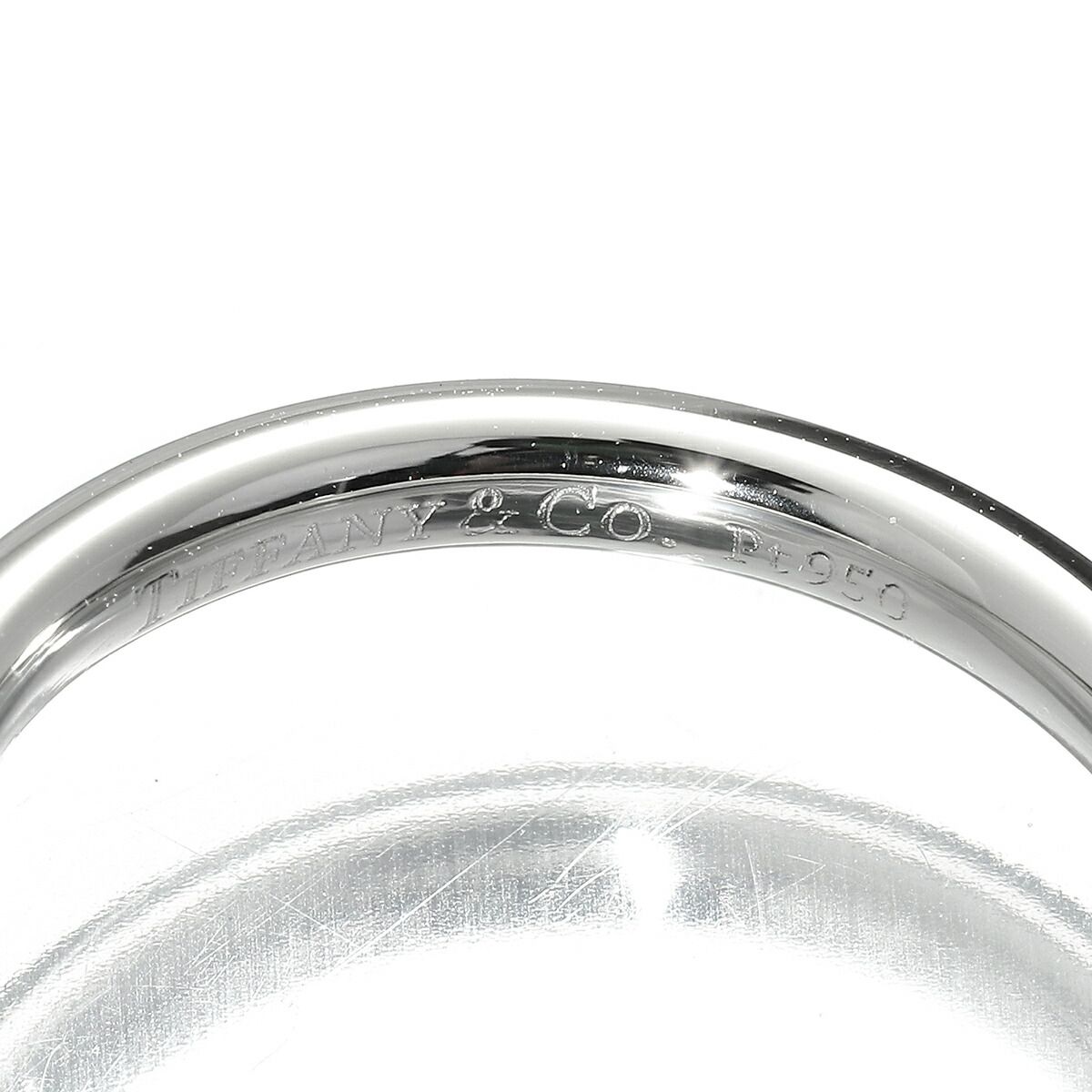 Tiffany & Co. プラチナリング9号エルサペレッティPt950 ティファニー TIFFANY&Co. エルサ・ペレッティ カーブド バンド