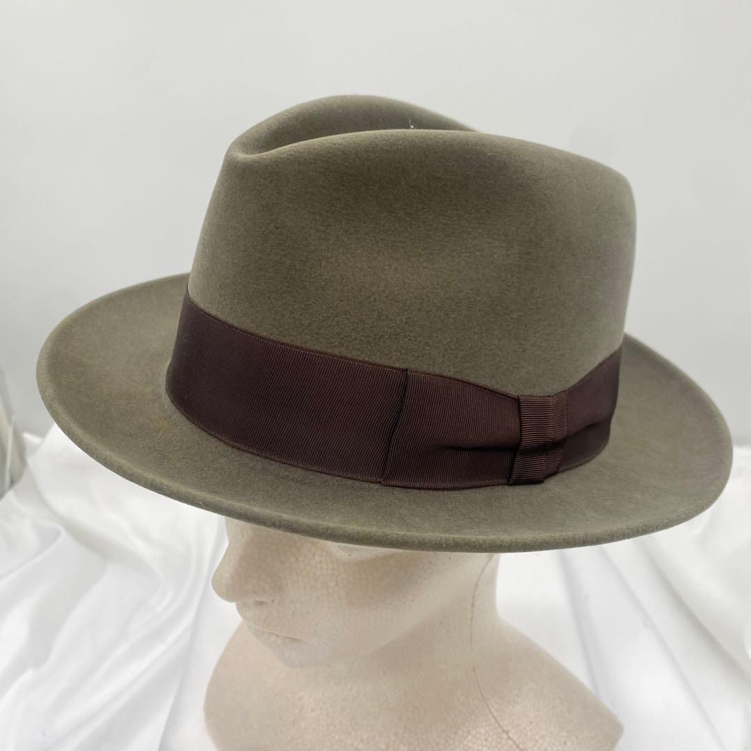 ハーデマン ハット USA フェルト Fine felt ヴィンテージ 56