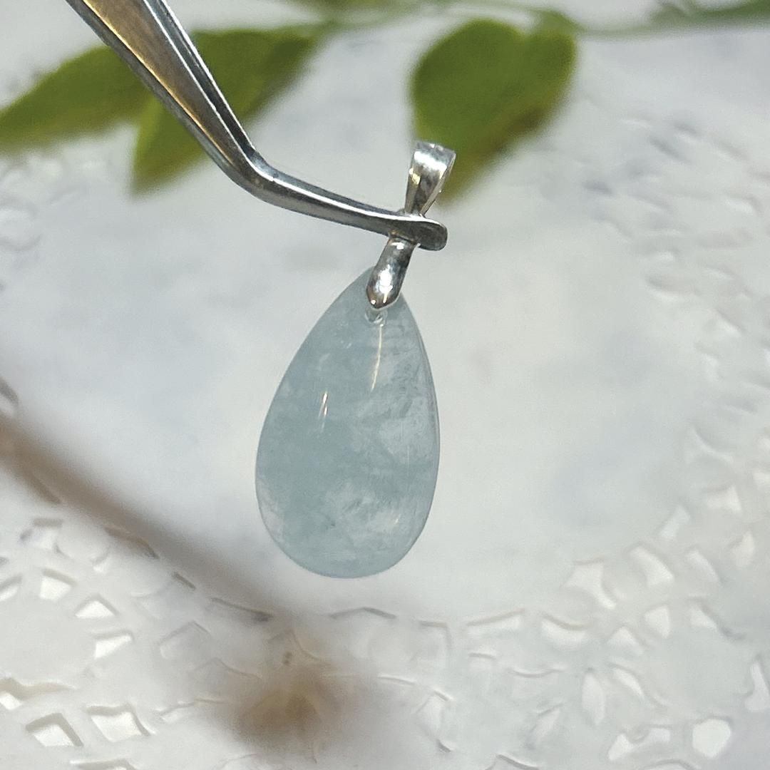 E15631】アクアマリン 緑柱石 ペンダント 青 Aquamarine Pendant