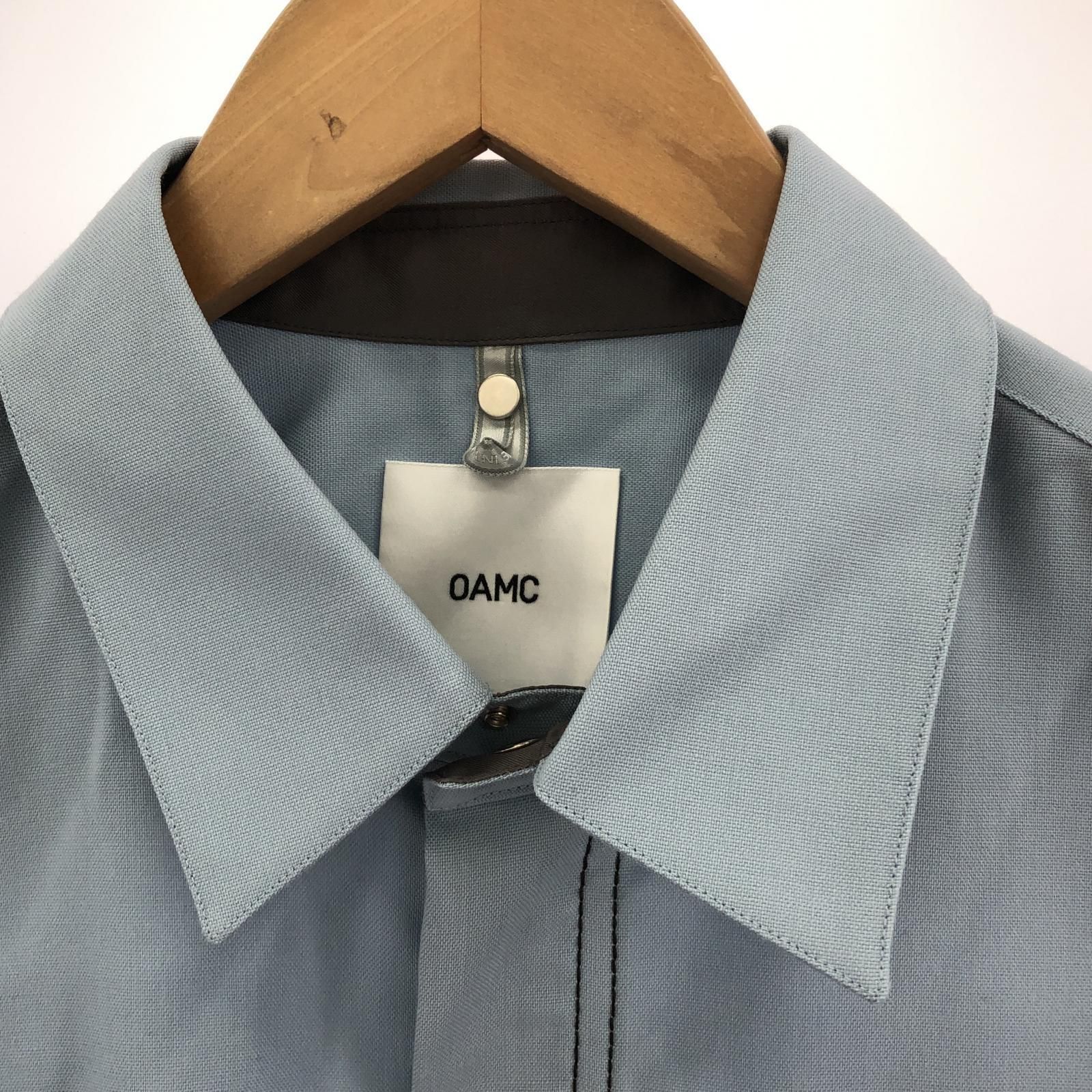 OAMC/21SS/IAN SHIRT/ウールシャツ/S/ブルー