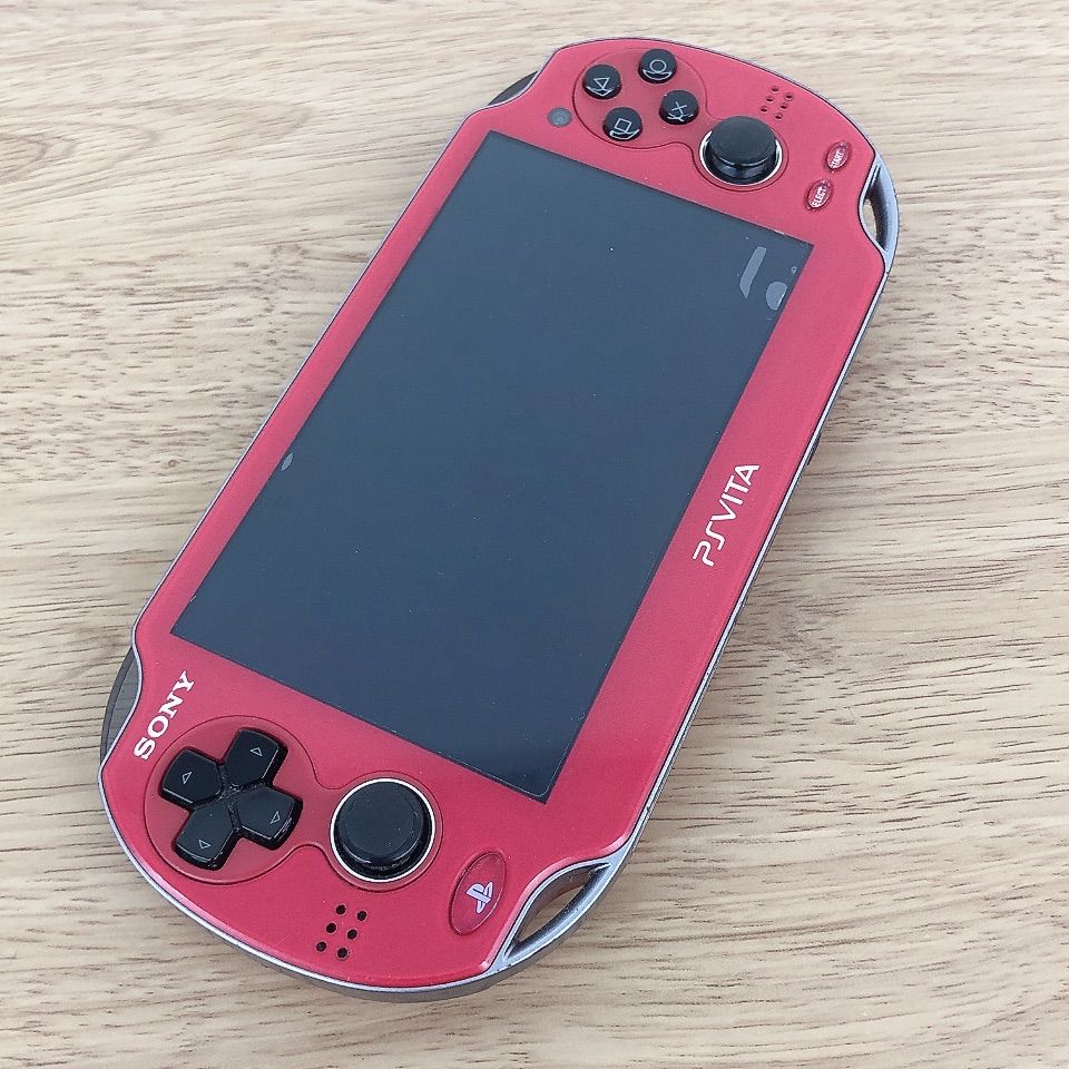 ☆【通電確認済】PSVita PCH-1100 本体 コズミックレッド